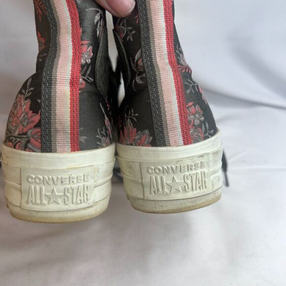 Converse All Star Chuck Taylor Parkway Floral Lace Up High Top Sneaker Size 6.5 - Picture 6 of 9